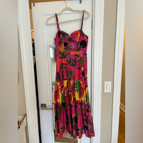 FARM Rio Pop Leopards Mixed Dress - Picture 4 of 10